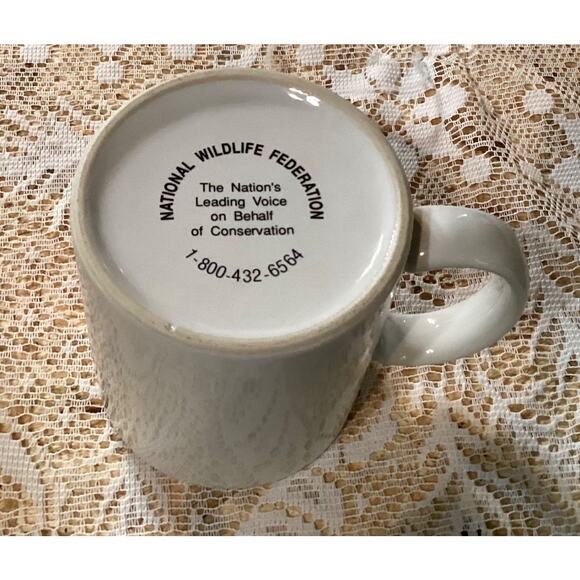 Lot of 4 Vintage National Wildlife Federation Rabbits Coffee Mug Cups - Picture 10 of 10
